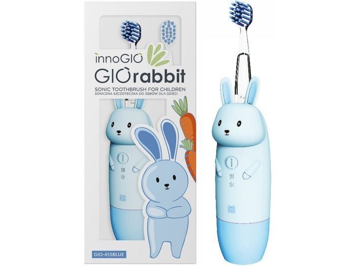 Innogio&#x20;GIOrabbit&#x20;-&#x20;soniczna&#x20;szczoteczka&#x20;dla&#x20;dzieci&#x20;GIO-455-Niebieski,&#x20;r&#xF3;&#x017C;owy&#x20;w&#x20;mamaija