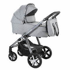 Baby Design, Husky XL - wózek głęboko-spacerowy z torbą