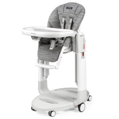 Peg Perego Tatamia Follow Me - krzesełko do karmienia-Wonder Grey - w mamaija