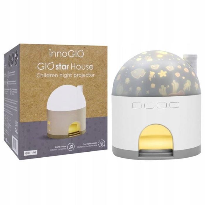 GIOstar House- Projektor z pozytywką dla dzieci GIO-176 w mamaija