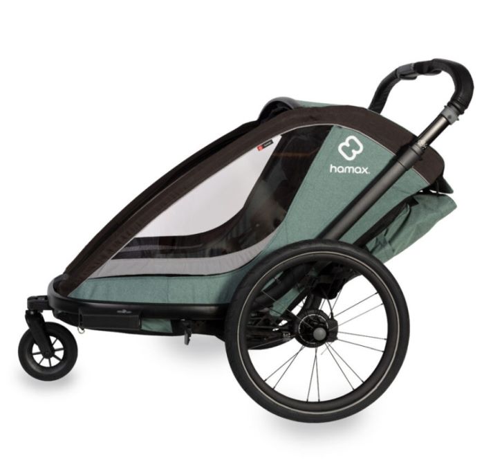 Hamax&#x20;Cocoon&#x20;One&#x20;-&#x20;pojedyncza&#x20;przyczepka&#x20;rowerowa&#x20;w&#x20;mamaija