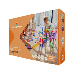 Cleverclixx Klocki magnetyczne Large Race Track Pastel - 80 el.- opakowanie