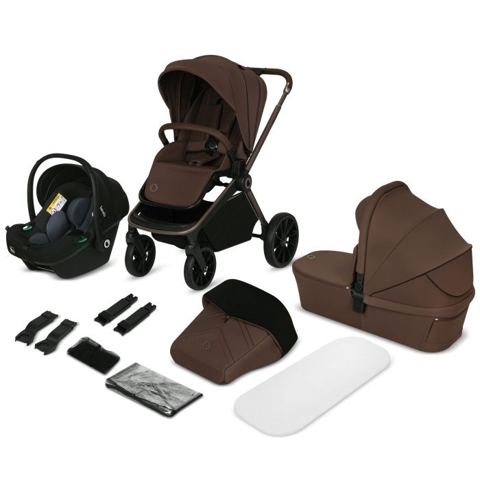 Lionelo Mika Plus - wielofunkcyjny wózek głęboko-spacerowy - komplet