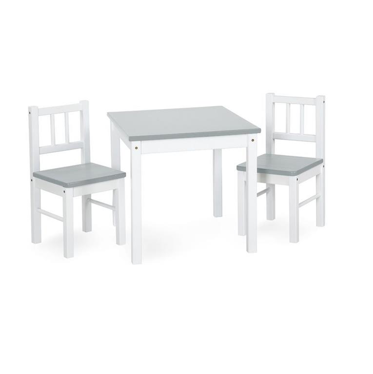 PlusBaby,&#x20;&#x20;Classic&#x20;Stolik&#x2B;2&#x20;krzes&#x0142;a&#x20;szare&#x20;w&#x20;mamaija