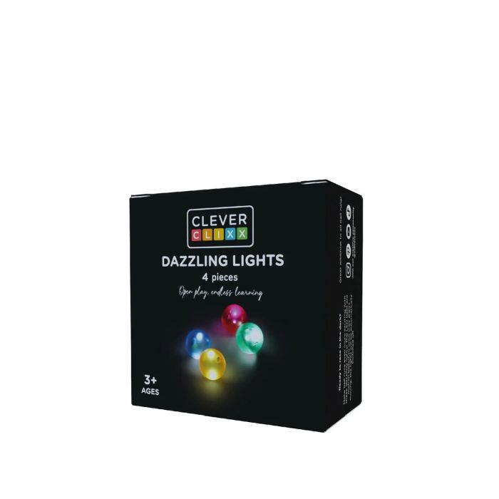 Cleverclixx Klocki magnetyczne Balls Pack Dazzling Lights - 4 el.