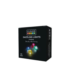 Cleverclixx Klocki magnetyczne Balls Pack Dazzling Lights - 4 el.