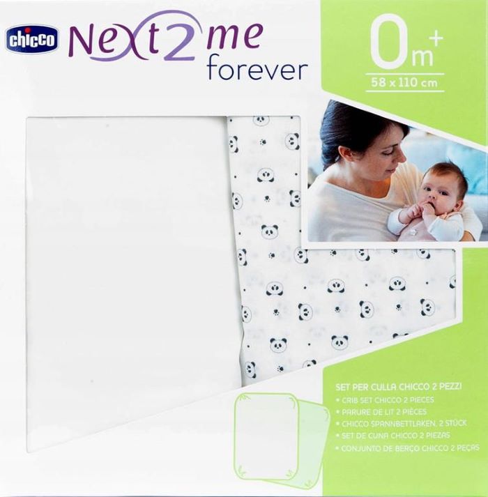 Chicco,&#x20;Prze&#x015B;cierade&#x0142;ko&#x20;do&#x20;Next2Me&#x20;Forever&#x20;-&#x20;2&#x20;szt-Pink,&#x20;panda&#x20;w&#x20;mamaija