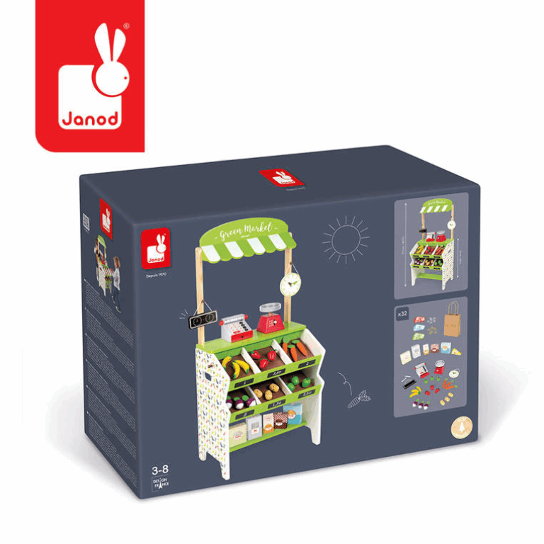 Janod&#x20;Warzywniak&#x20;sklep&#x20;du&#x017C;y&#x20;drewniany&#x20;z&#x20;33&#x20;elementami&#x20;-&#x20;06574&#x20;w&#x20;mamaija