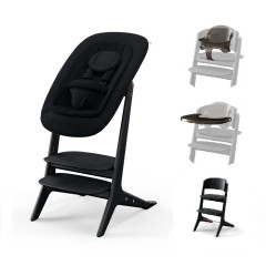 Cybex Lemo Platinum 4-w-1 - krzesełko do karmienia z bujakiem, zestawem Baby Set i tacką
