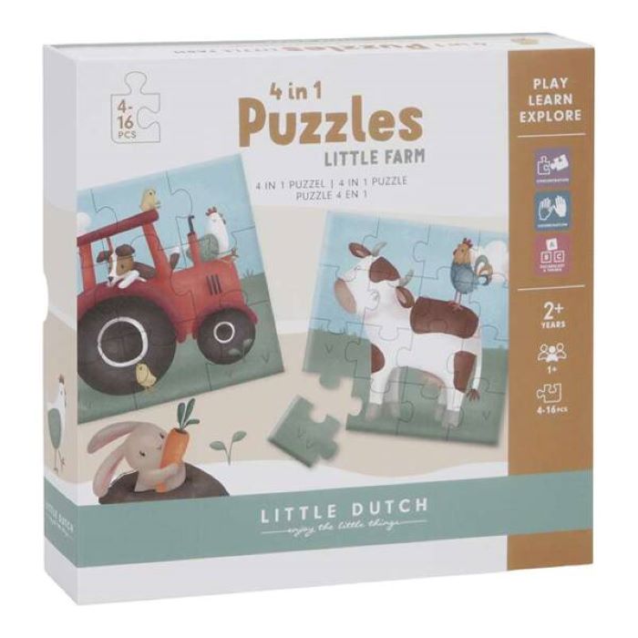 Puzzle&#x20;4&#x20;elementy&#x20;Little&#x20;Farm&#x20;FSC&#x20;&#x20;ittle&#x20;Dutch&#x20;-&#x20;71536&#x20;w&#x20;mamaija