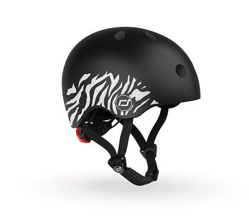 ScootandRide Kask dla małych dzieci z grafiką 1-5 lat-Zebra w mamaija