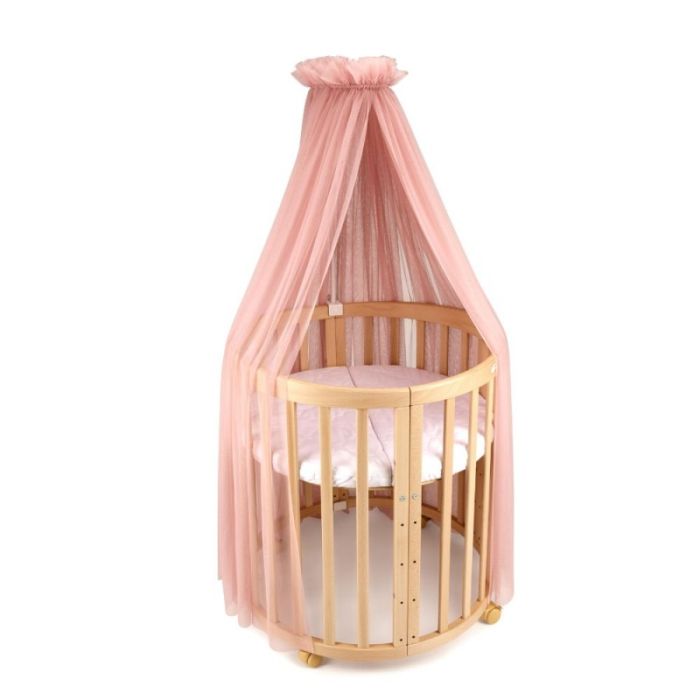 Waldin Tiulowy baldachim do łóżeczka ze stelażem