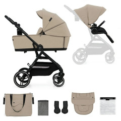 Kinderkraft Yoxi 2w1 - wózek głęboko-spacerowy