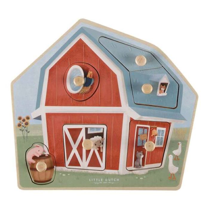 Little&#x20;Dutch&#x20;Drewniane&#x20;puzzle&#x20;Little&#x20;Farm&#x20;FSC&#x20;-&#x20;7158&#x20;w&#x20;mamaija