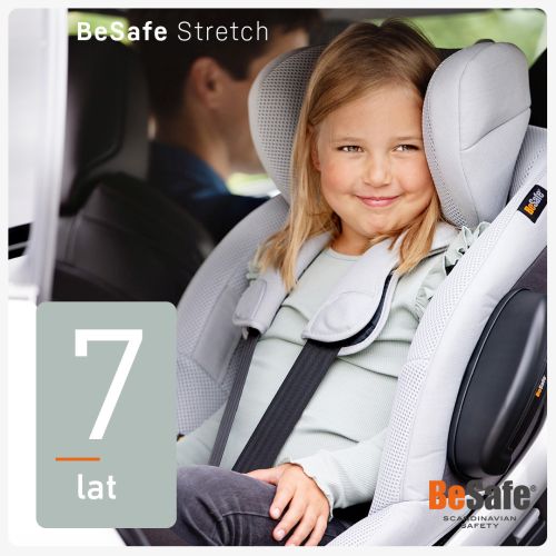BeSafe Stretch - fotelik samochodowy dla dzieci od 61 do 125 cm wzrostu, do 7 roku życia