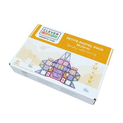 Cleverclixx Klocki magnetyczne Petite Pastel Pack do zabawy