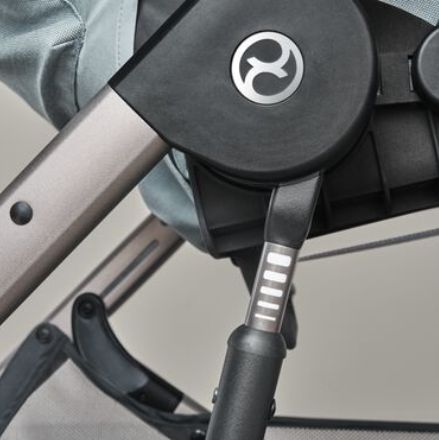 Cybex Balios S Lux Moon Black 7w1 - wózek głęboko-spacerowy z zaawansowana amortyzacją