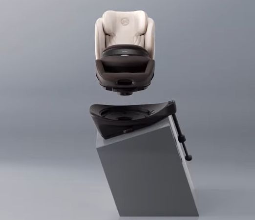 Montaż fotelika CYBEX Anoris S Airbag na Bazie S sprzedawanej osobno