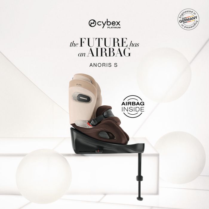 CYBEX Anoris S Airbag, fotelik samochodowy 76–125 cm z osłoną tułowia