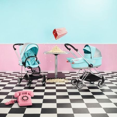 Cybex Mios by Jeremy Scott - wózek spacerowy w stylistyce lat 50-tych