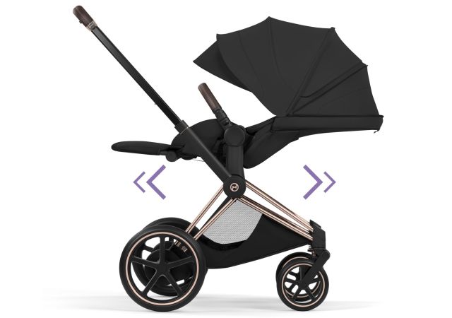 Cybex e-Priam 5.0 Style - elektryczny wózek spacerowy z trybem bujania