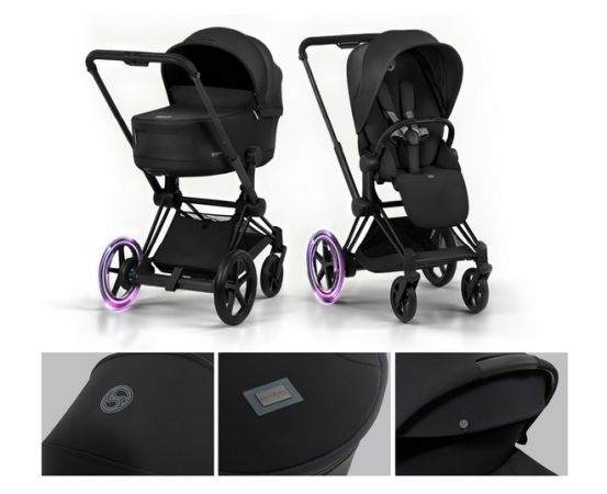 Cybex e-Priam 5.0 Comfort - wózek głęboko-spacerowy 2w1 najważniejsze cechy