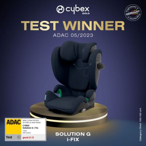 Cybex Solution G i-Fix Zwycięzca testów ADAC