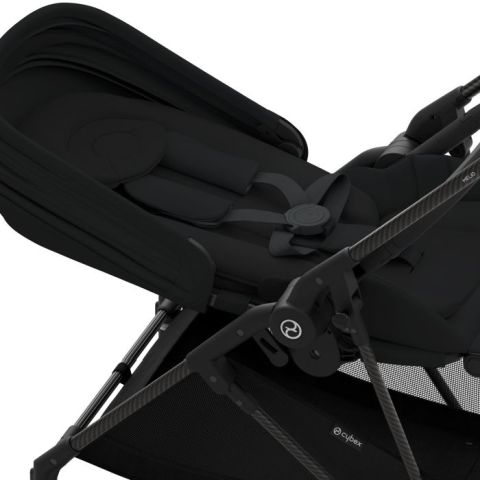 Cybex Melio Carbon - wózek spacerowy z wkładką Newborn Nest