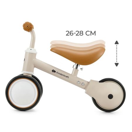 Kinderkraft Cutie - rowerek biegowy, jeździk z regulowanym siedziskiem