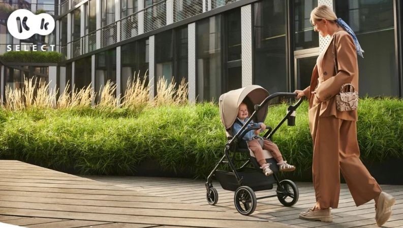 Kinderkraft Yoxi 2w1 - wózek spacerowy wygodny w prowadzeniu