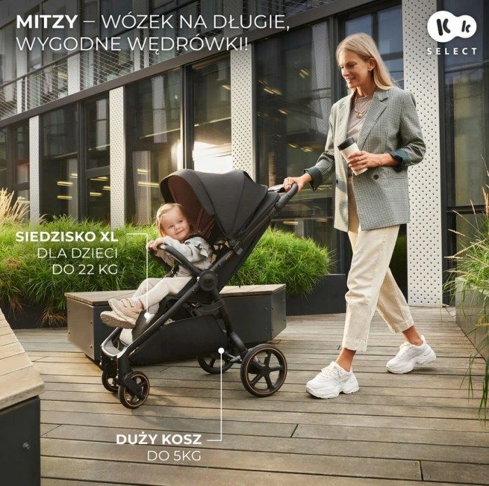 Kinderkraft Mitzy - wózek spacerowy do 27 kg w mamaija