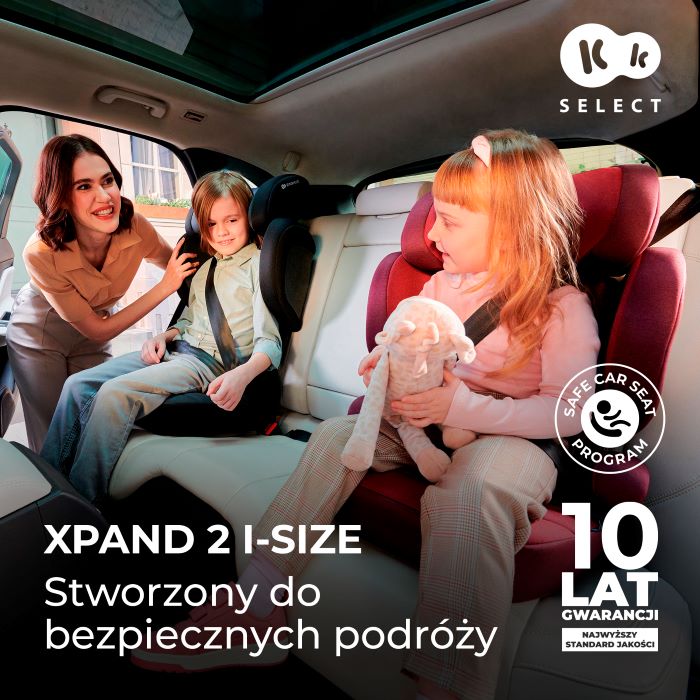 Kinderkraft Fotelik samochodowy XPAND 2 i-Size 100 do 150 cm w sklepie mamaija