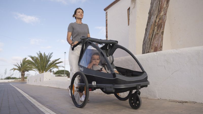 Lionelo Cama - przyczepka rowerowa z funkcją wózka spacerowego