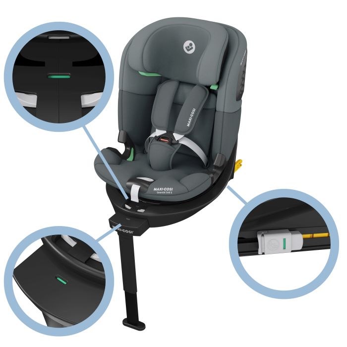 Zaczepy ISOFIX w foteliku Maxi-Cosi Emerald 360 S