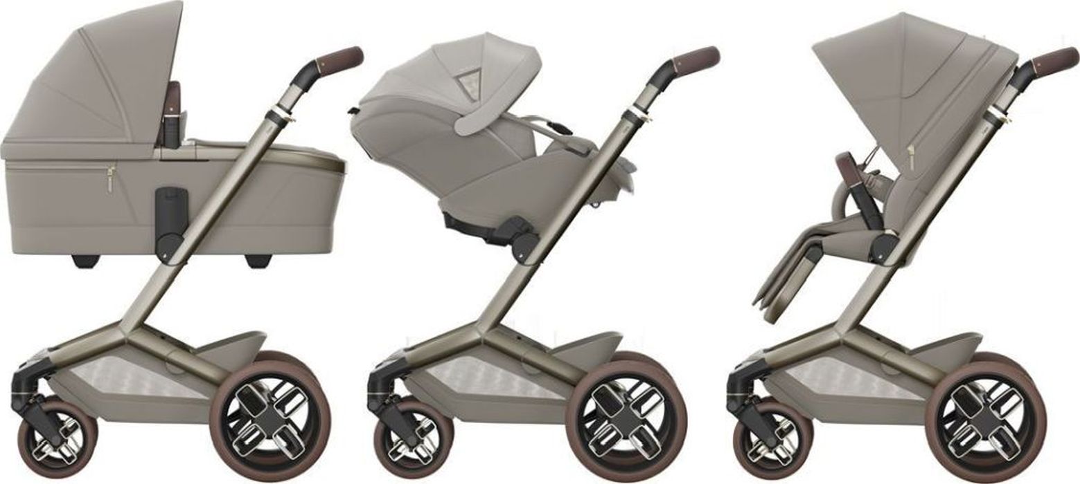 Maxi-Cosi Fame New z fotelikiem w systemie podróżnym SlideTech