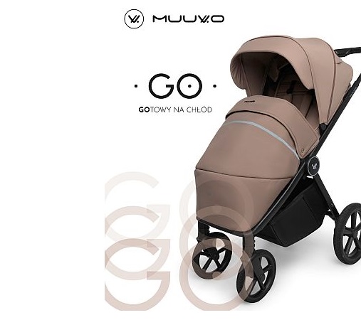 Muuvo Go - wózek spacerowy z osłoną na nóżki
