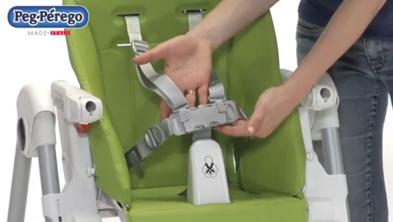 Peg Perego Prima Pappa Follow Me - komfortowe krzesełko do karmienia dla dzieci