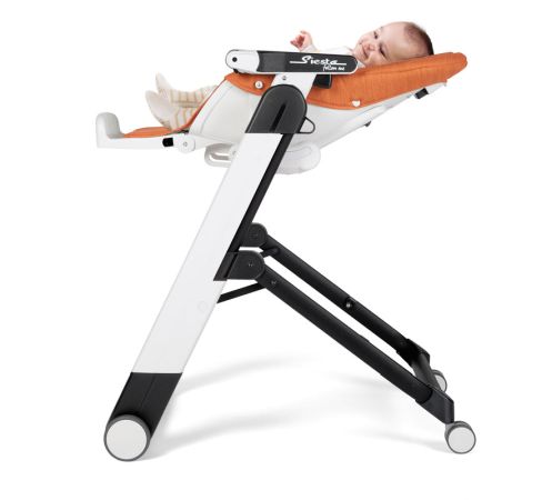 Peg Perego Siesta Follow Me - komfortowe krzesełko do karmienia z funkcją leżaczka