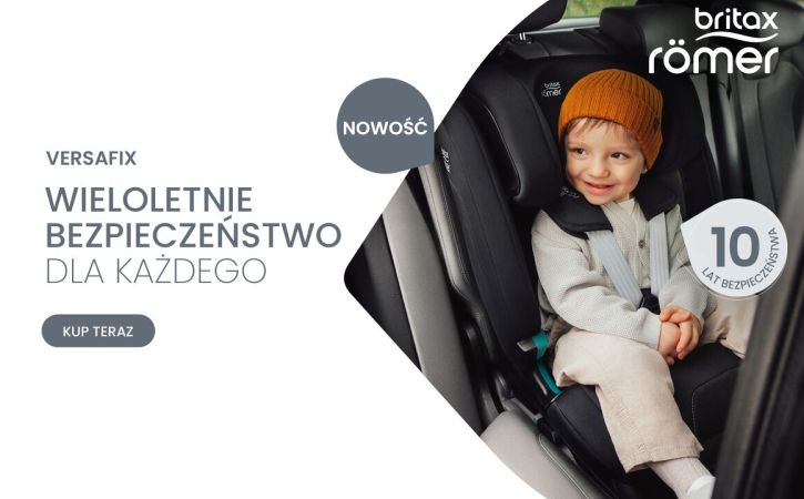 Britax Romer Versafix - fotelik samochodowy dla dzieci 76-150 cm