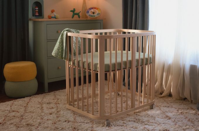 Elementy zestawu Stokke Nighti Mini dla noworodka