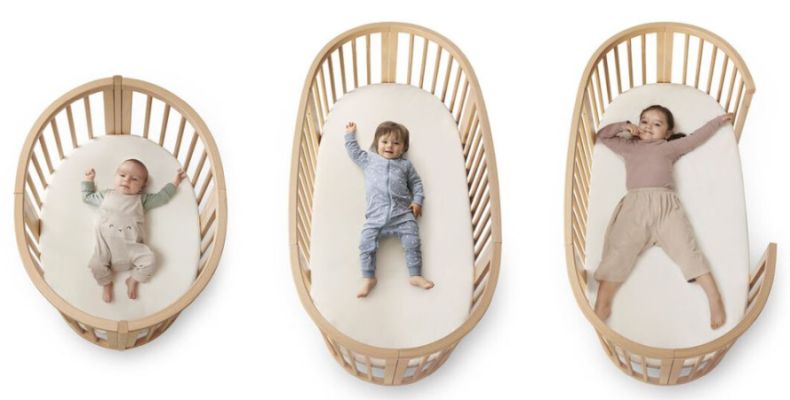 Stokke Sleepi Mini V3 - owalne łóżeczko, które rośnie wraz z dzieckiem