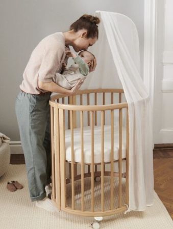 Stokke Sleepi Mini V3 - owalne łóżeczko dla noworodka