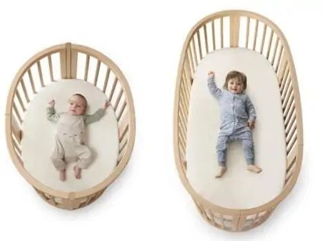Stokke Sleepi Mini V3 - owalne łóżeczko dziecięce