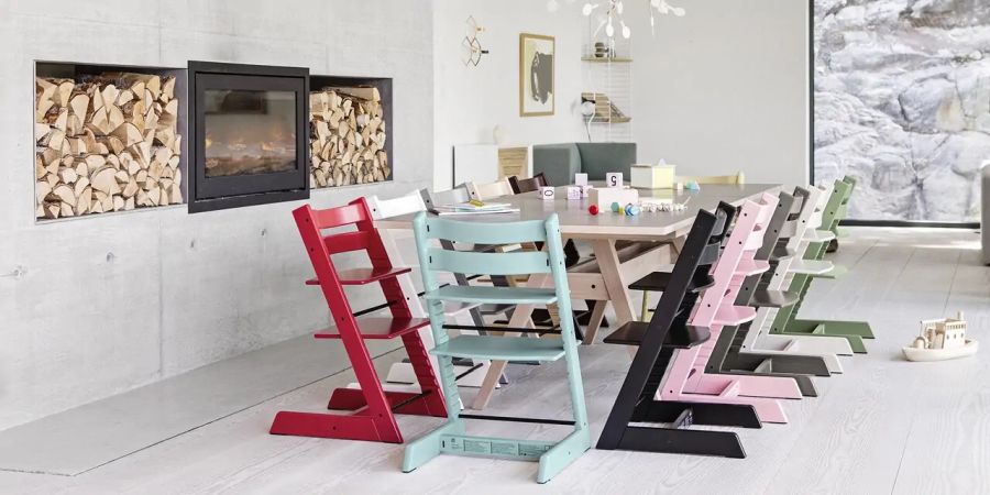 Stokke Tripp Trapp + Newborn Set Grey - rosnące krzesełko do karmienia z zestawem dla noworodka gratis!!! Natural