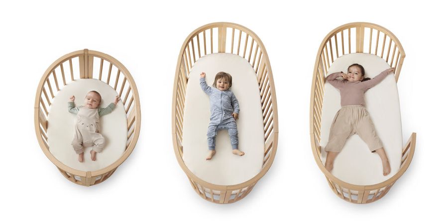 Stokke Sleepi V3 - owalne łóżeczko dziecięce do około 5 roku życia