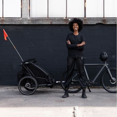 Thule Chariot Sport 2 double - przyczepka rowerowa dla jednego lub dwójki dzieci z regulowanym zawieszeniem