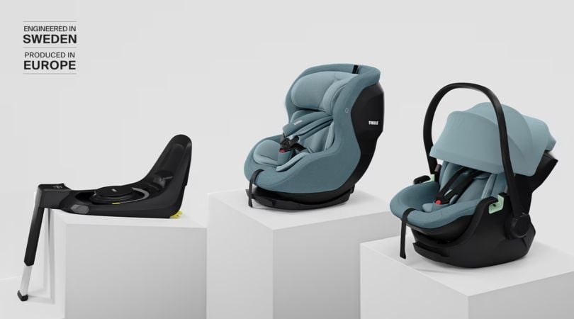 Thule Elm - fotelik samochodowy 67-105 cm z bazą Alfi Isofix elementy systemu modułowego