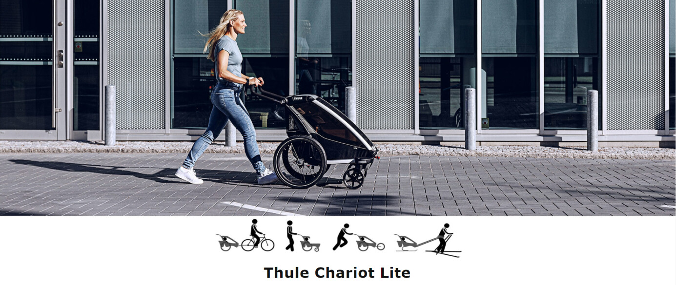 Thule, Chariot Lite 1 - Przyczepka rowerowa dla dziecka