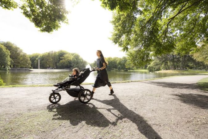 Thule Urban Glide 3 Double Black - wózek biegowy dla dwójki dzieci
