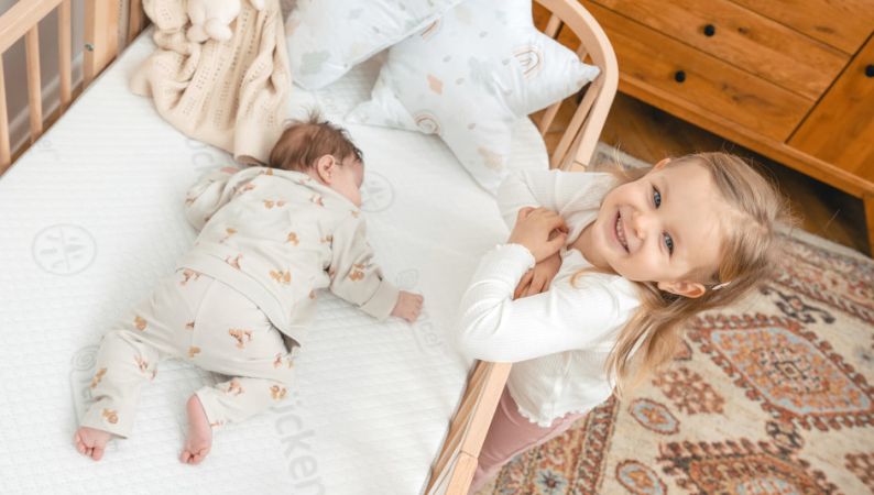 Rucken Aseptic Duży materac do łóżeczka Waldin 7w1 z certyfikatem 